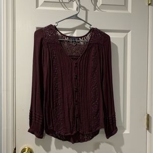 American Eagle XS Lace Blouse